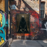 Mysterious Cloaked Figure Spiritual Art Poster Print PosterGoat