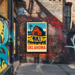 Oklahoma Countryside Poster