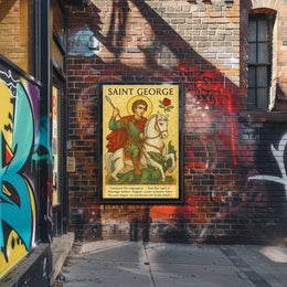 Saint George Patron Saint Poster PosterGoat