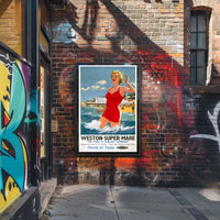 Weston-Super-Mare The Smile In Smiling Poster