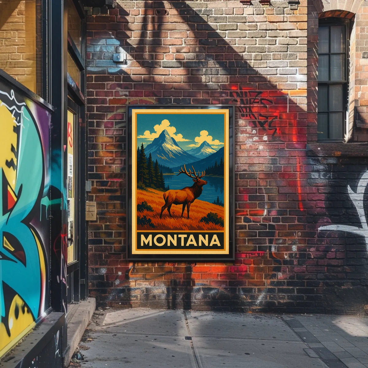 Montana Wilderness Poster