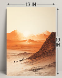 Journey Through The Desert Poster