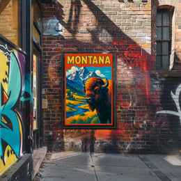 Montana Wilderness Poster