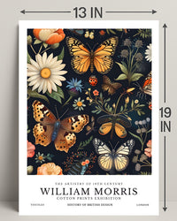 William Morris Exhibition Heritage Poster