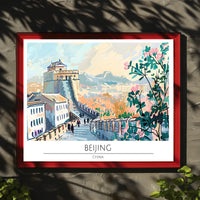 Scenic View of Beijing Poster