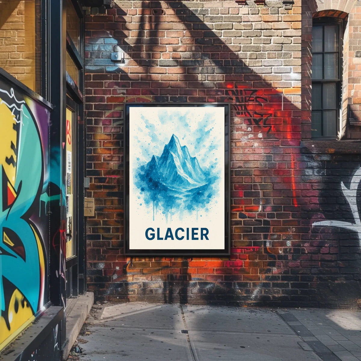 Glacier Majesty Poster