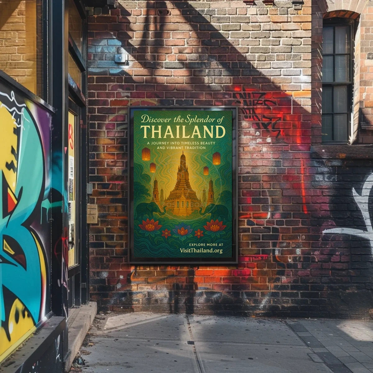 Thailand’s Mystical Beauty: Cultural or Heritage Poster