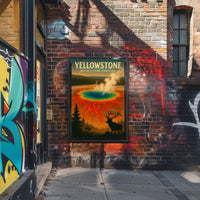 Yellowstone Natures Living Laboratory Poster PosterGoat
