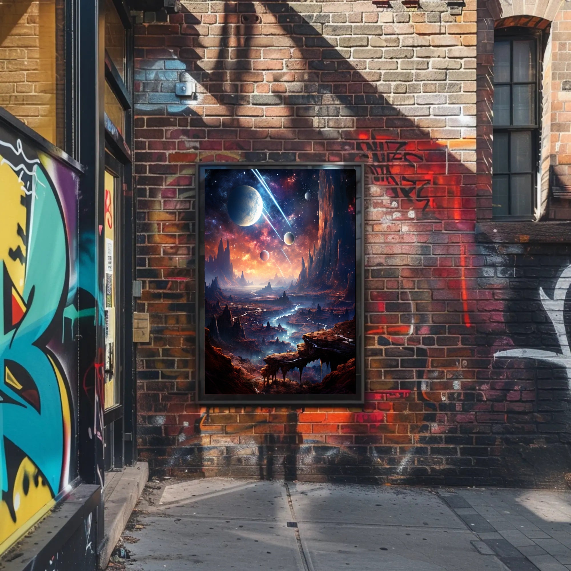 Cosmic Landscape Poster PosterGoat