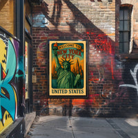 Welcome To New York City Poster Art Print Decor PosterGoat