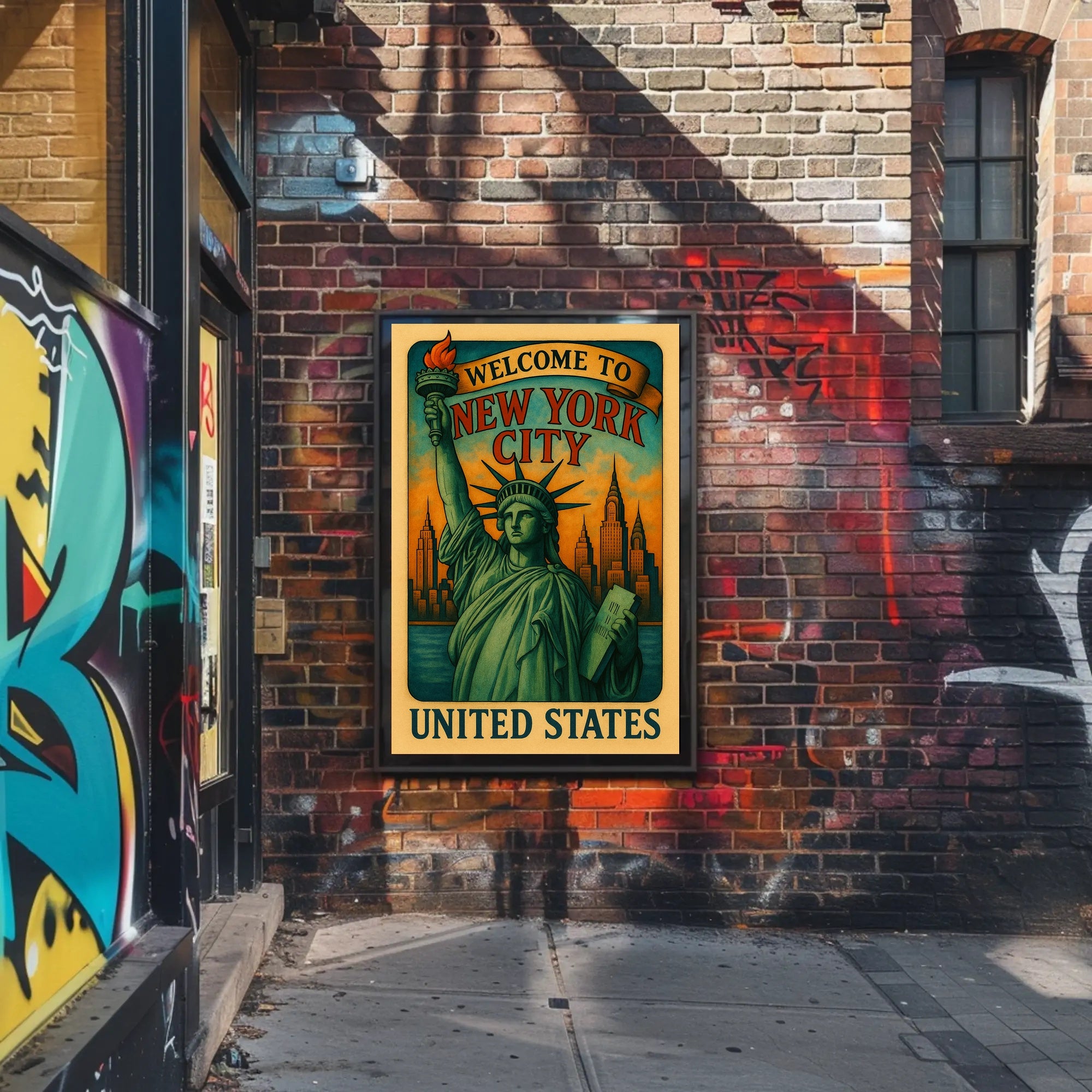 Welcome To New York City Poster Art Print Decor PosterGoat