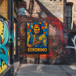 Geronimo Vibrant Tribute Poster
