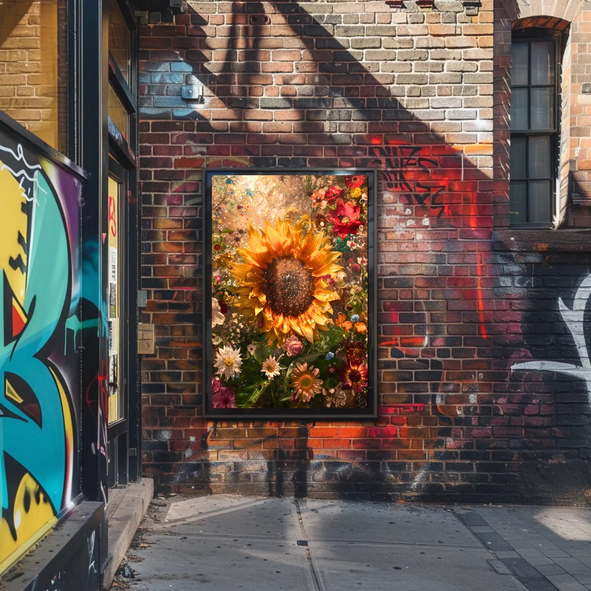 Sunlit Symphony William Morris Art Poster