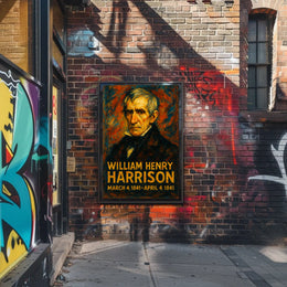 William Henry Harrison 9Th President Poster