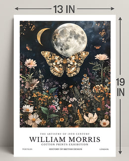 William Morris Celestial Nature Vintage Artistic Poster