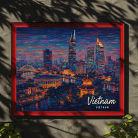 Vietnam Skyline Poster