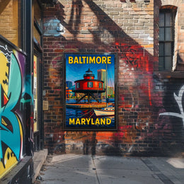 Baltimore Harbor Lighthouse Poster