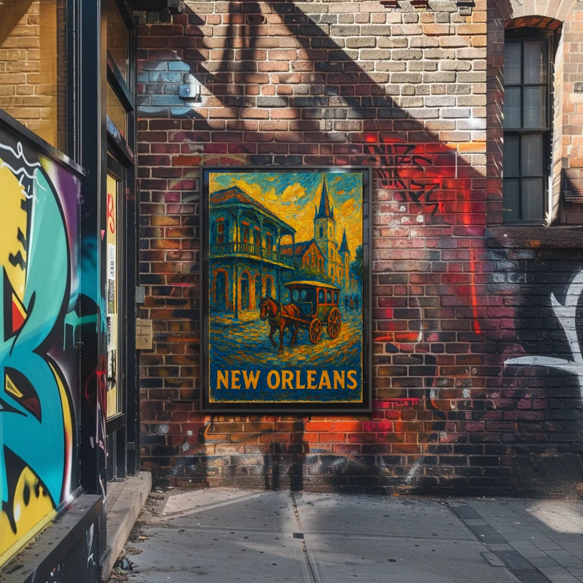 New Orleans A Vibrant Impression Poster