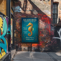 Seahorse Majesty of the Sea Poster