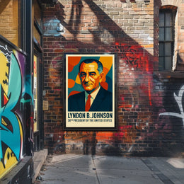 Lyndon B. Johnson 36Th President Poster