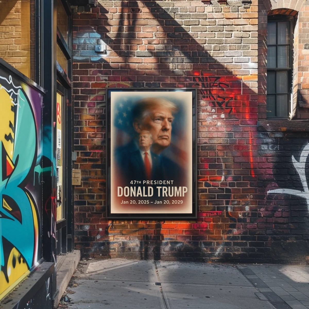 Trump Visionary Leader Pop Art Patriotic Collectors Poster