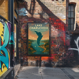 Lake Charlevoix Travel Poster