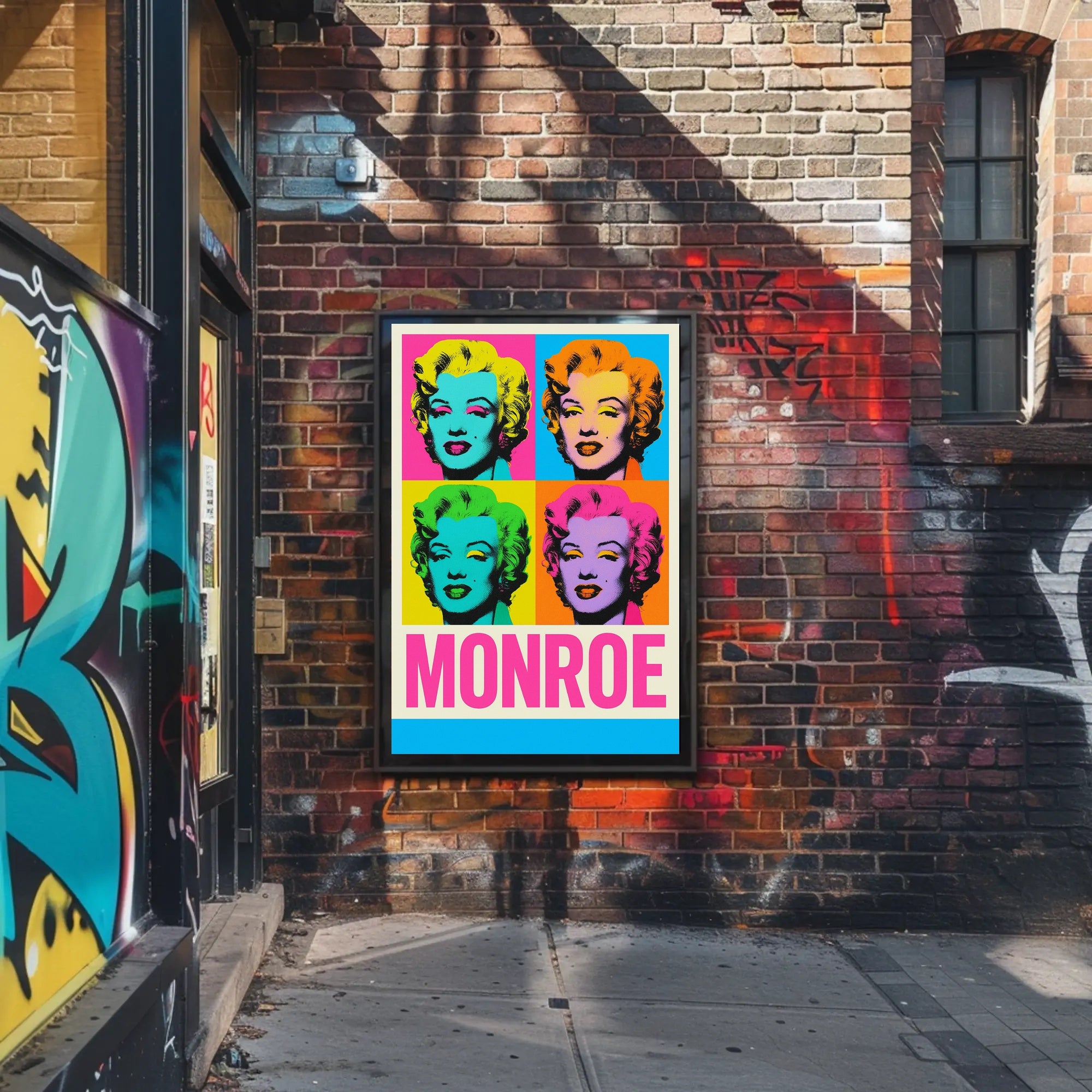 Pop Art Icon Monroe Poster PosterGoat