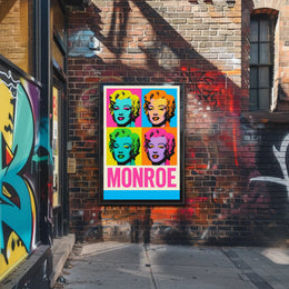 Pop Art Icon Monroe Poster PosterGoat