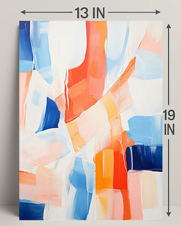Abstract Color Symphony Abstract Poster