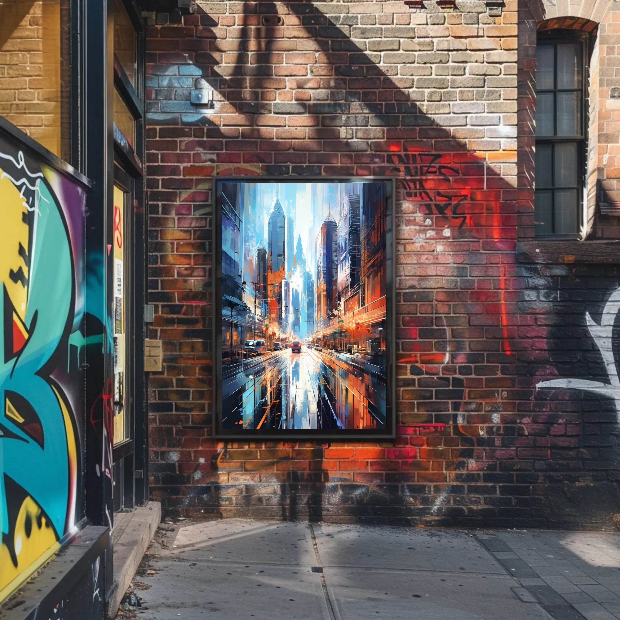 Futuristic Urban Energy Futuristic Sci-Fi Poster