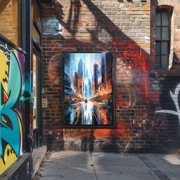 Futuristic Urban Energy Futuristic Sci-Fi Poster