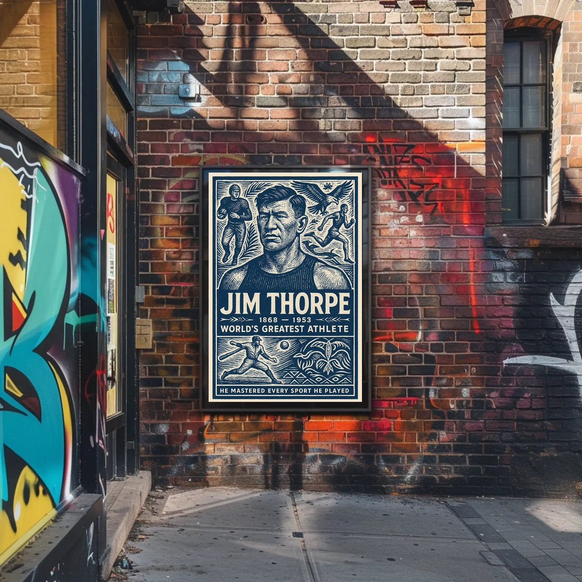 Jim Thorpe Worlds Greatest Athlete Poster