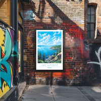 Lake Superior Serenity Poster