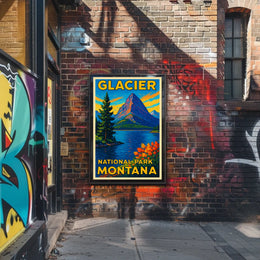 Glacier National Park Montana Poster