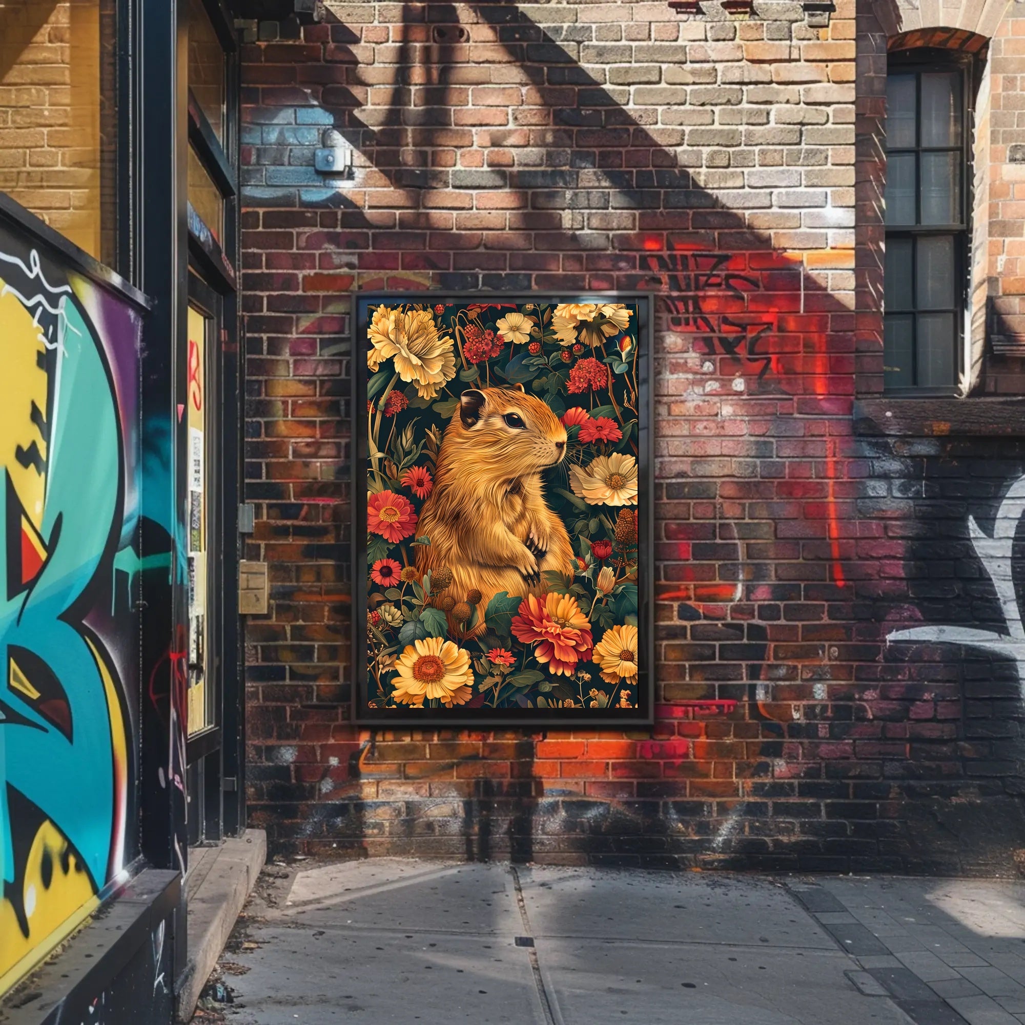 Charming Woodland Chipmunk Animal Poster