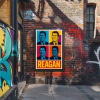 Ronald Reagan Pop Art Tribute Poster Decoration PosterGoat