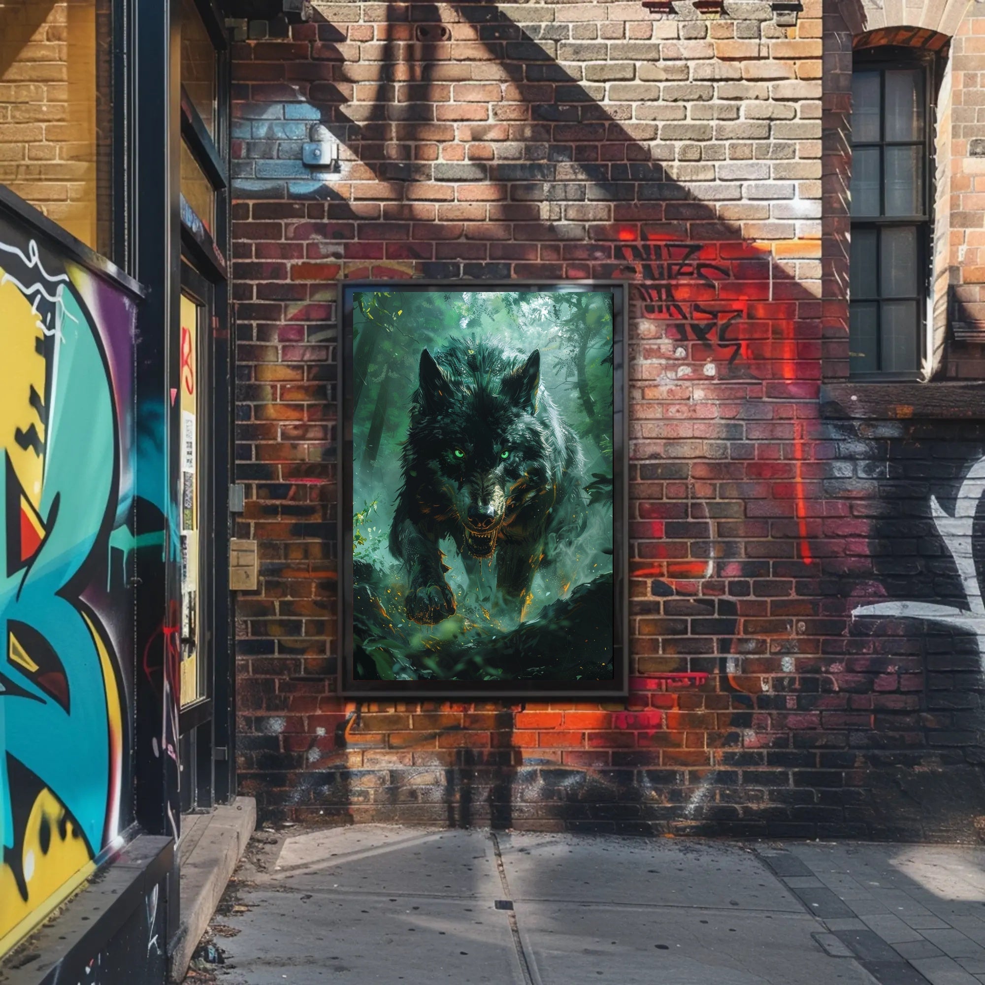 The Enigmatic Wolf Poster PosterGoat