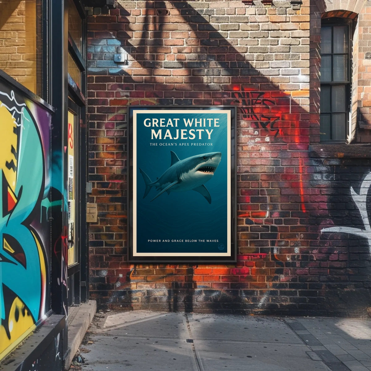 Great White Majesty Poster