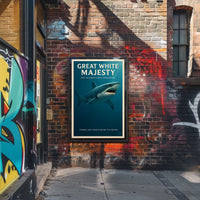 Great White Majesty Poster