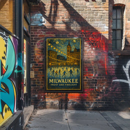 Milwaukee Frost And Firelight Poster