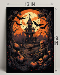 Haunted Halloween Night Poster