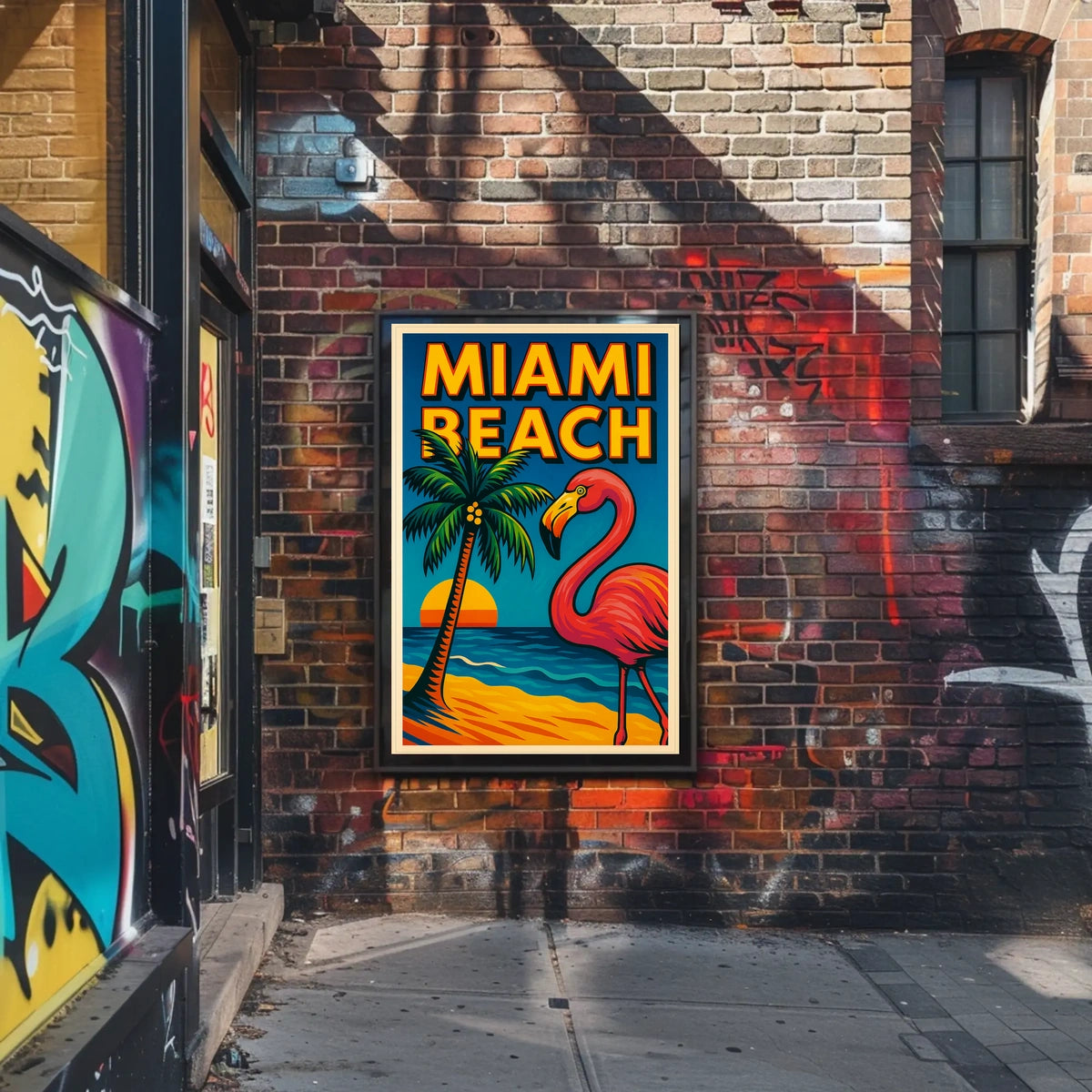 Miami Beach Vibes Poster