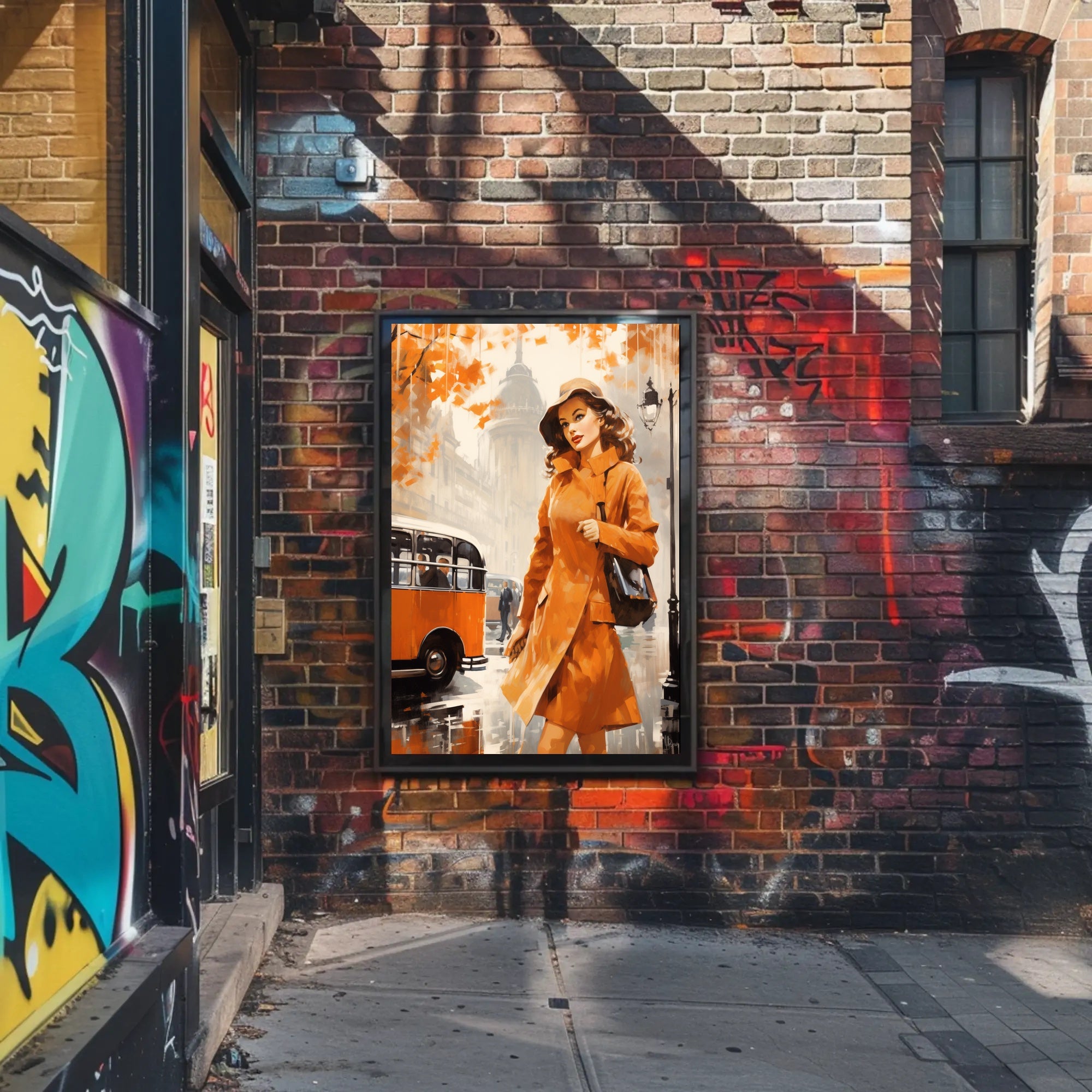 Autumn In The City Poster PosterGoat