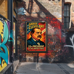 Grover Cleveland 22nd President Poster Heritage Decor