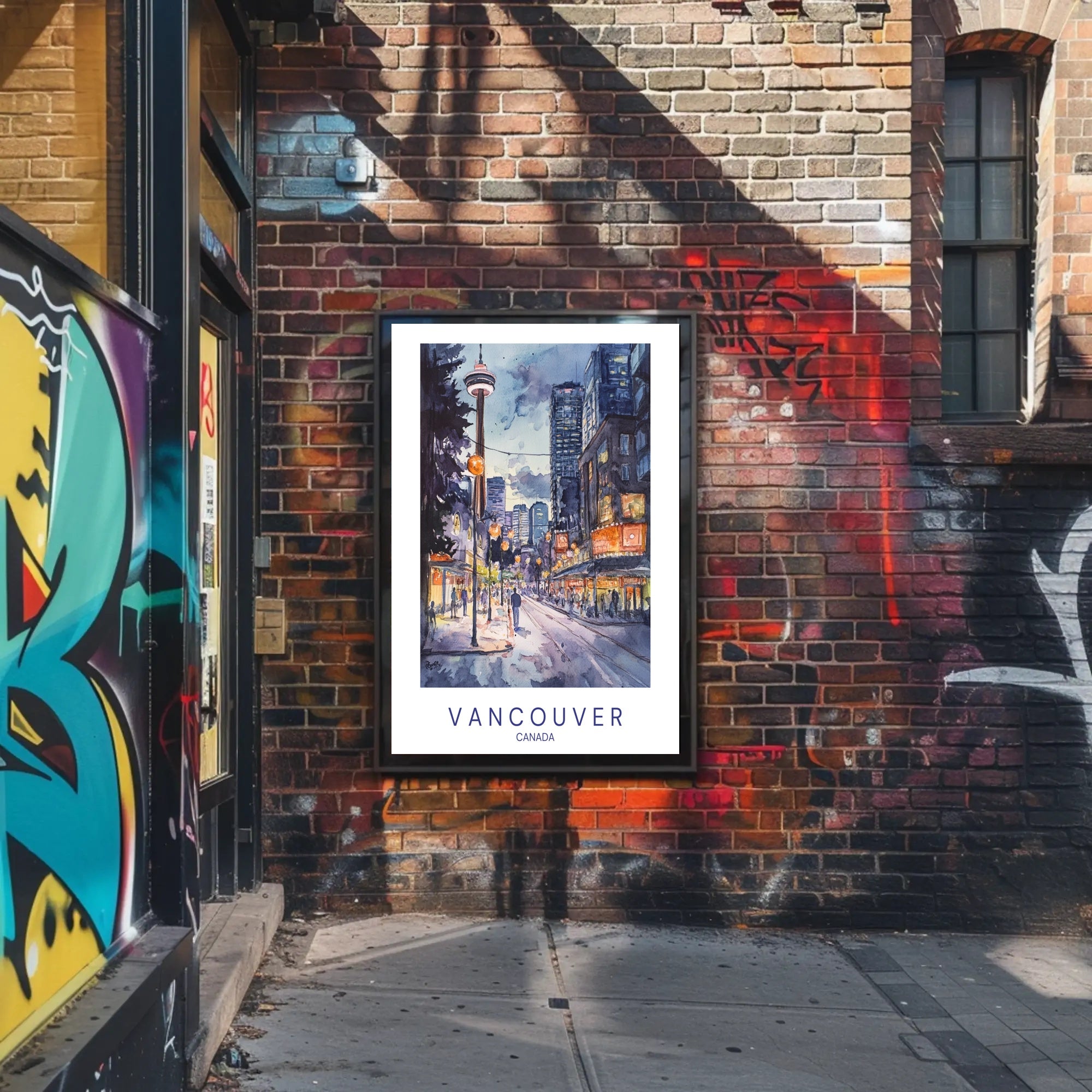 Vancouver Cityscape Poster PosterGoat