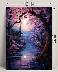 Enchanted Cherry Blossom Retreat Poster