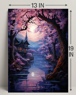 Enchanted Cherry Blossom Retreat Poster