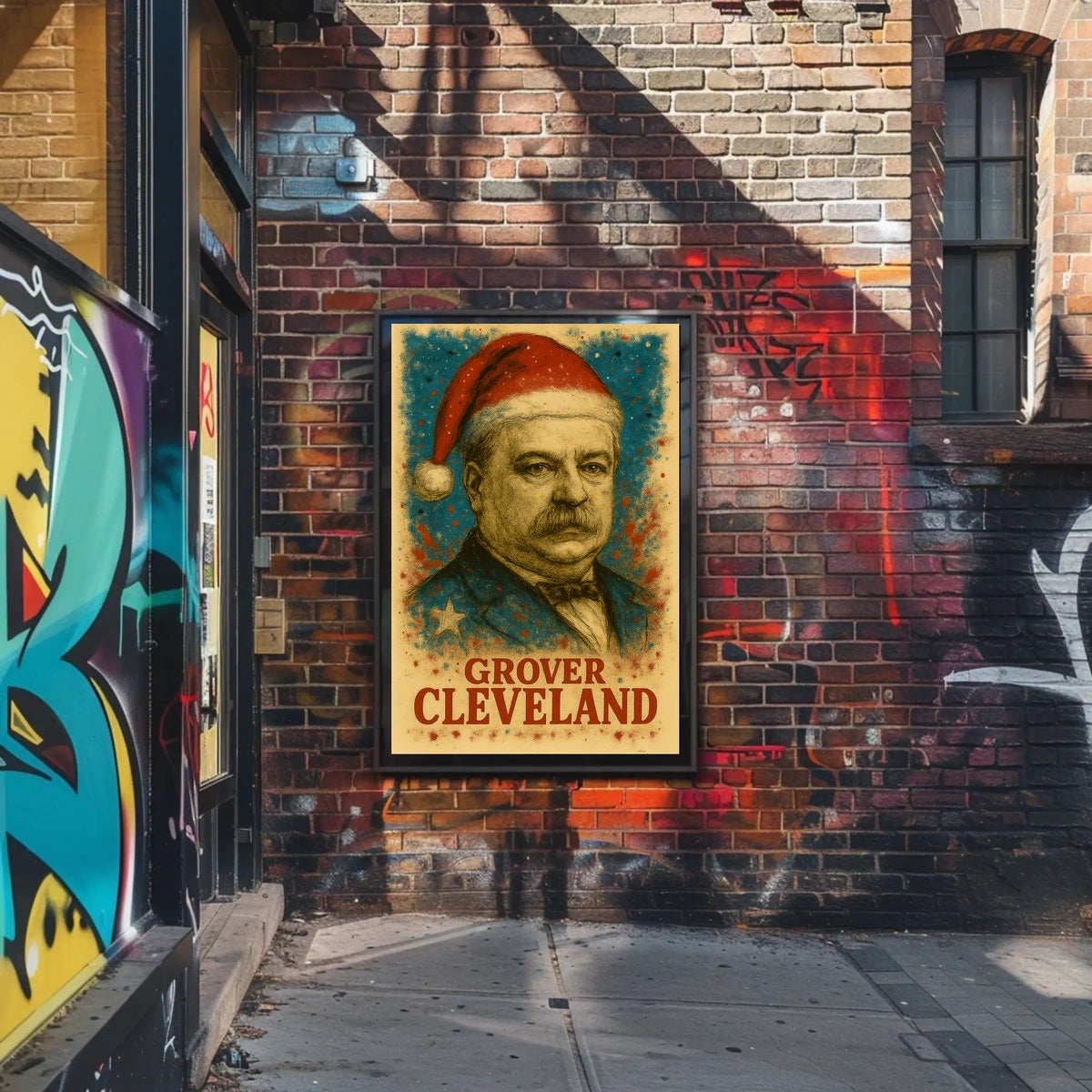 Grover Cleveland 22nd President of the United States Christmas SeriesPoster