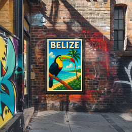 Belize Tropical Paradise Poster