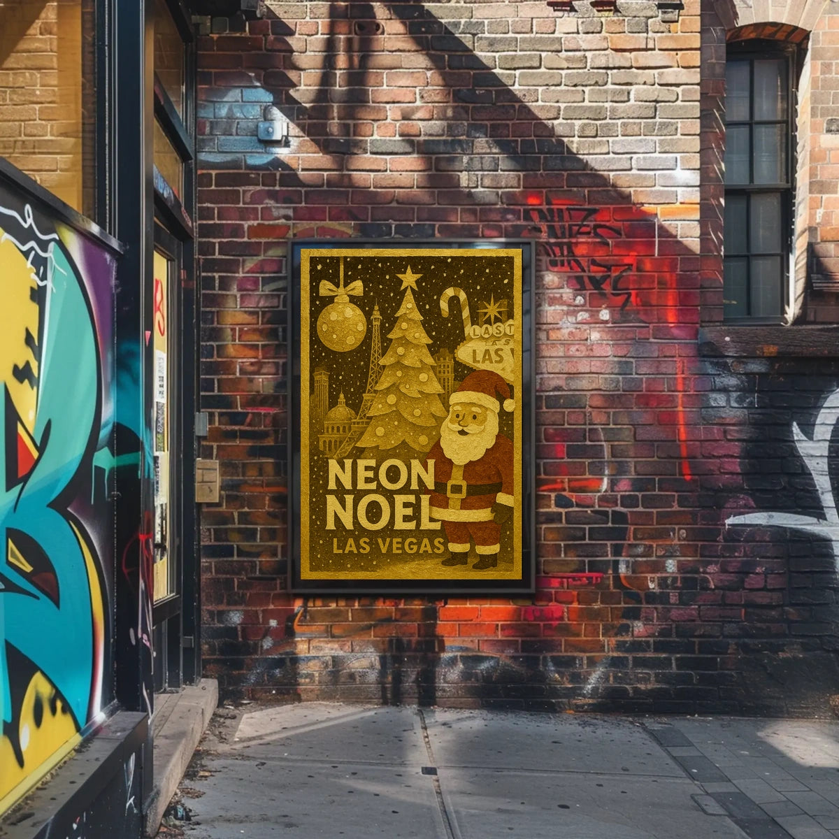Neon Noel In Las Vegas Poster